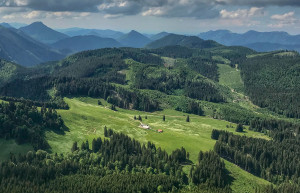Панорама гор и луга. Калькальпен. Авсрия – фотографии Австрии
