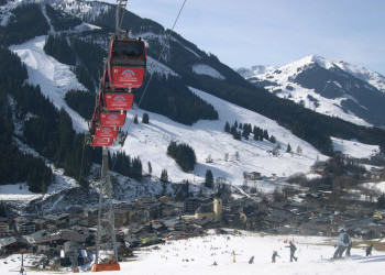 Канатная дорога. Заальбах. Австрия – фотографии Австрии