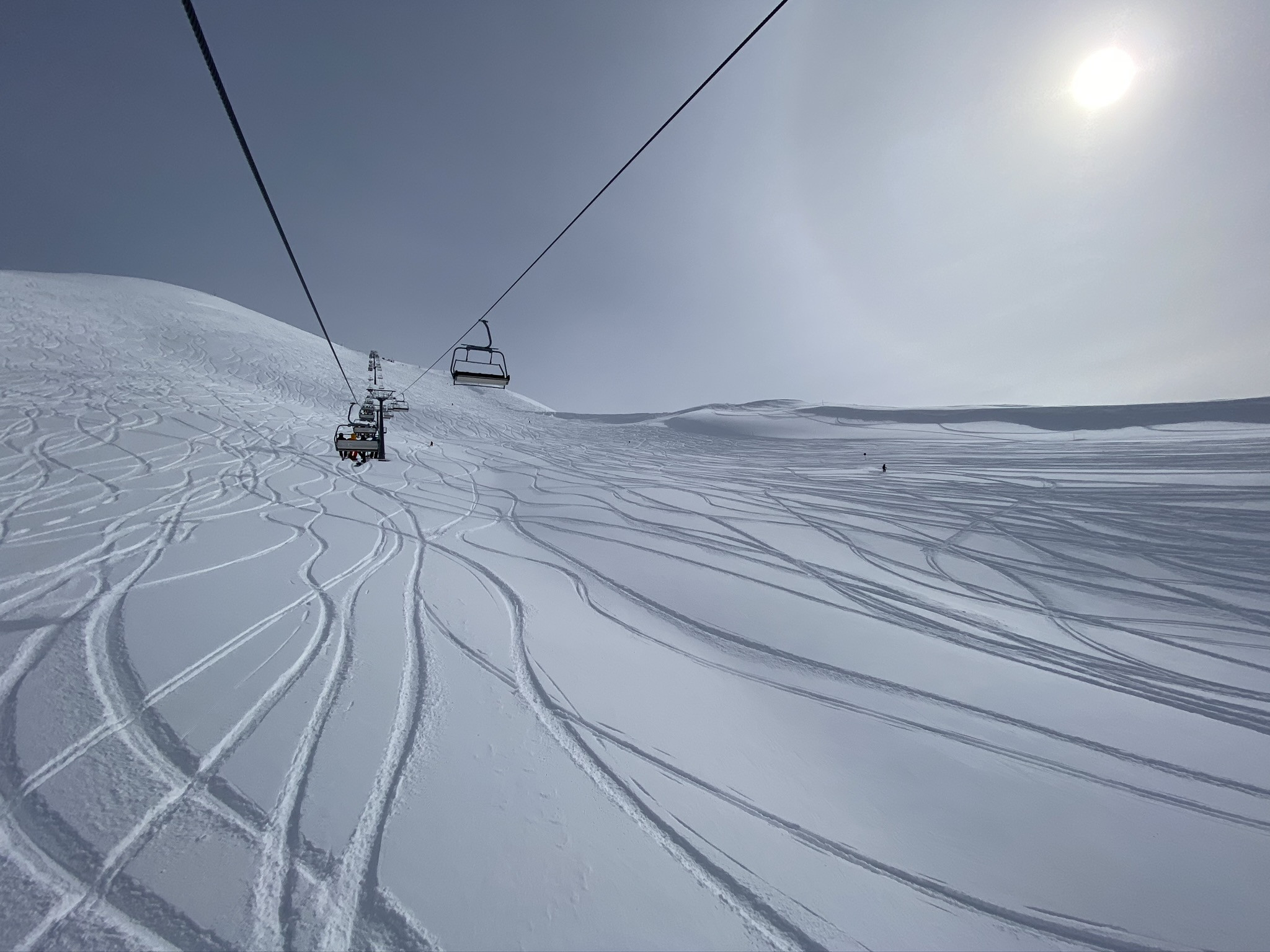 Канатная дорога Крокус на пик Каменный столб, Южный склон Розы Хутор – фотографии России