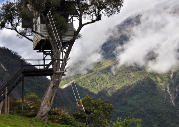 Качели “Конец света” в Эквадоре – фотографии Эквадора