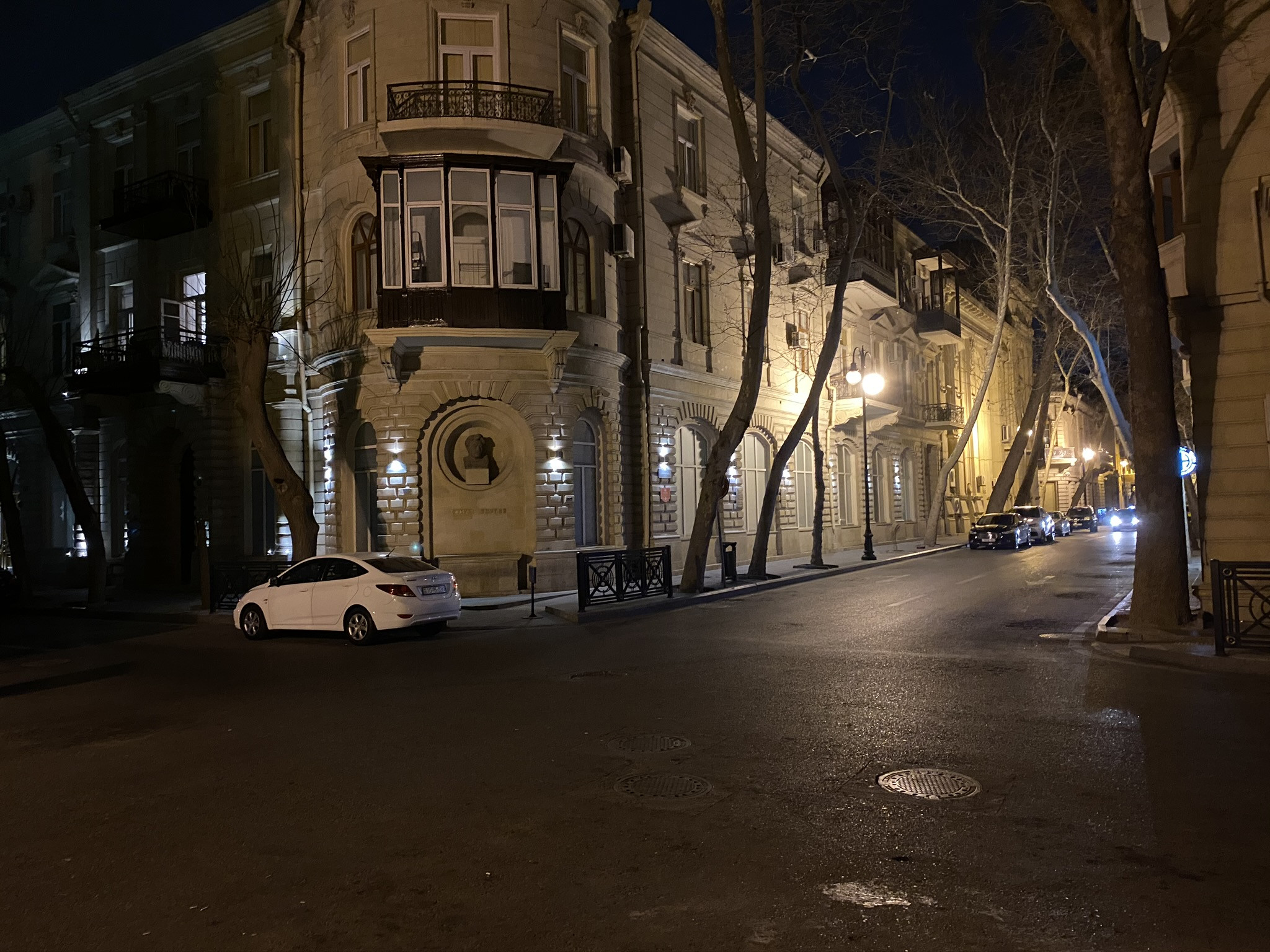 Ночной Баку в центре в набережной – фотографии Азербайджана