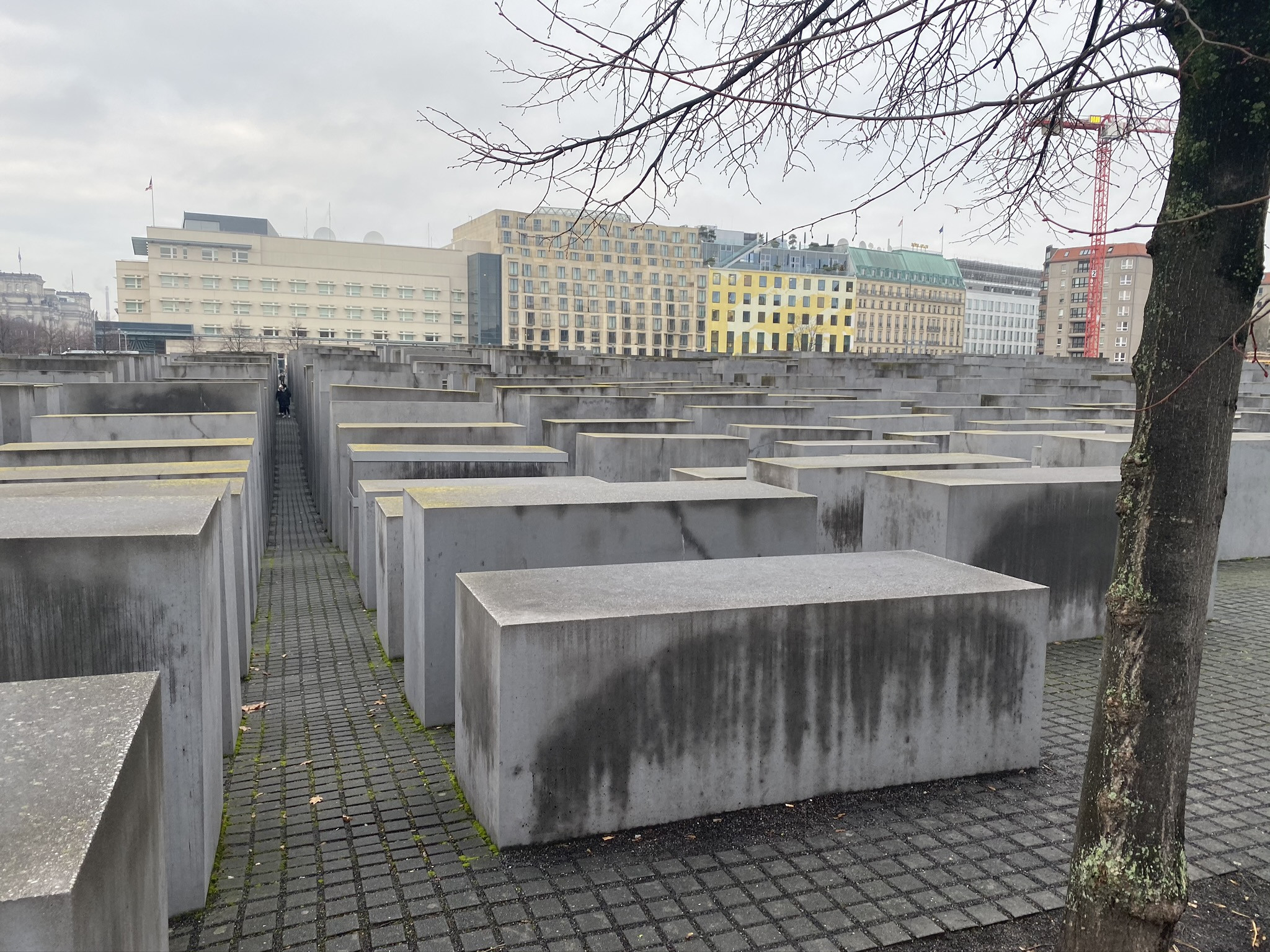 Мемориал жертвам Холокоста в декабре, Берлин – фотографии Германии