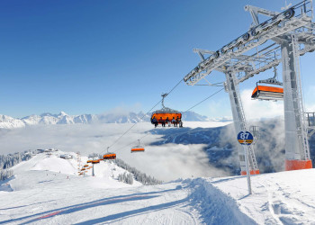 Кресельные подъемники. Заальбах. Австрия – фотографии Австрии