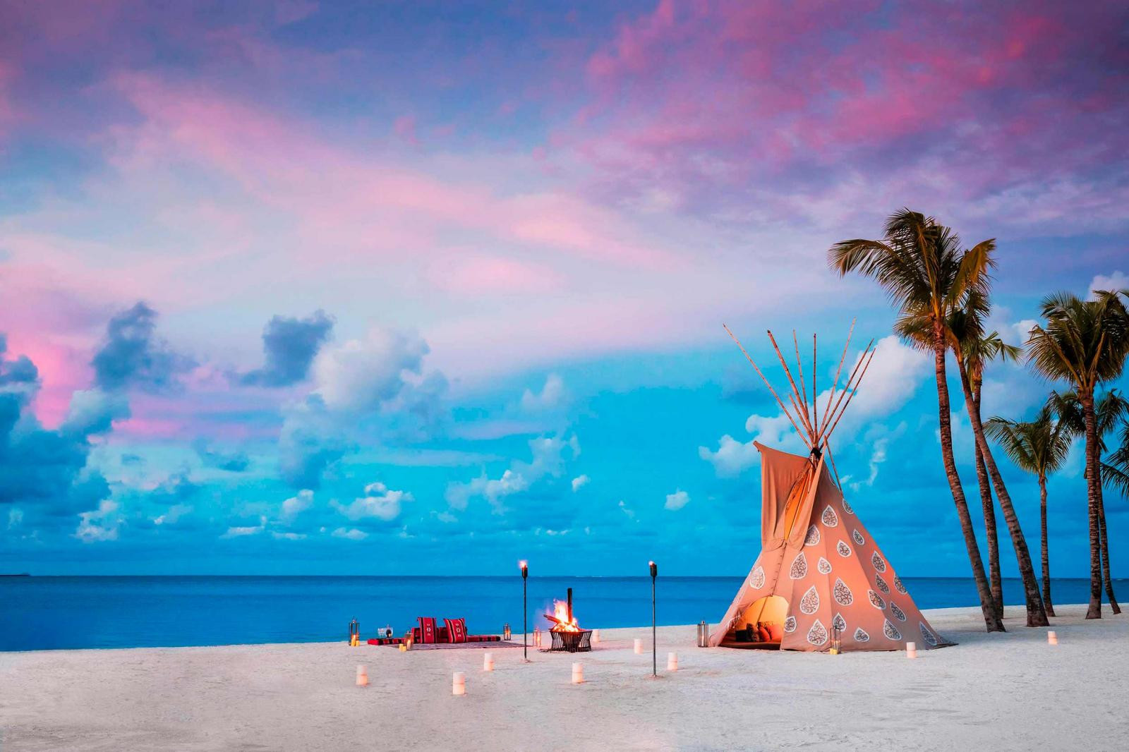 Палатка на берегу Индийского океана. Маврикий – фотографии Маврикия