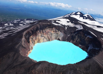 Вулкан Малый Семячик (Maly Semyachik) на Камчатке – фотографии России