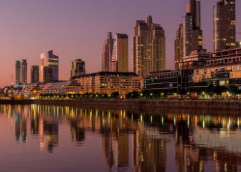 Ночные огни. Буэнос Айрос. Аргентина. – фотографии Аргентины