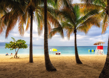 Вид на пляж на Ямайке – фотографии Ямайки