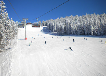 Горнолыжный склон. Эбен. Австрия – фотографии Австрии