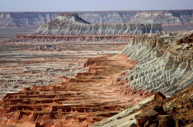 Природный каньон Янги-Кала (Yangy-kala), Туркменбашы, Туркменистан – фотографии Туркменистана