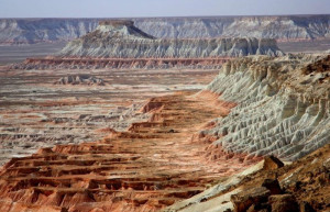 Природный каньон Янги-Кала (Yangy-kala), Туркменбашы, Туркменистан – фотографии Туркменистана