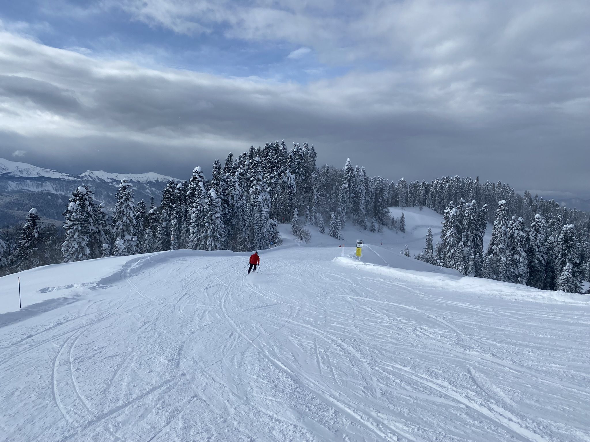 Роза Хутор Южный склон, трасса Календула, красивые пейзажи – фотографии России