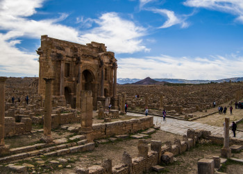 Разрушенный город. Тимгад. Алжир – фотографии Алжира