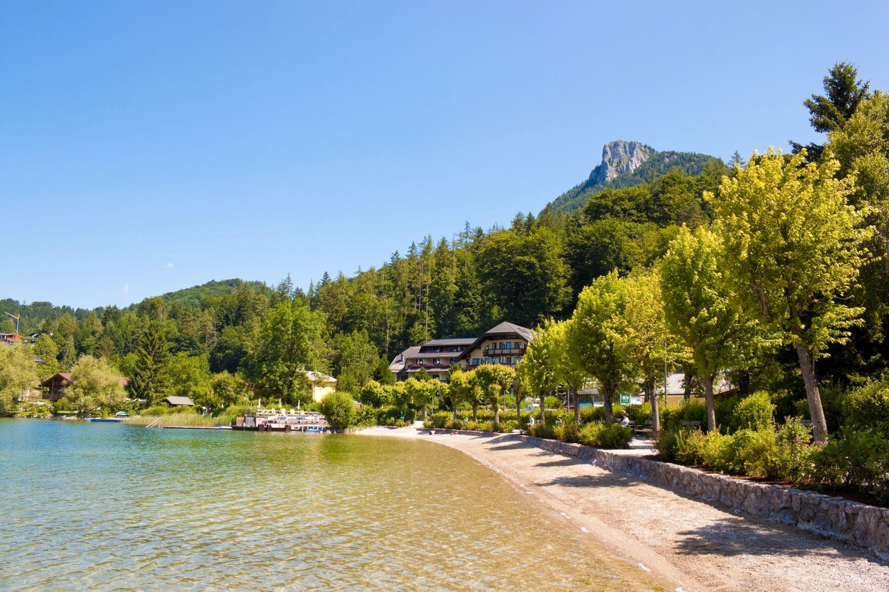 Берег озера Фушльзее. Австрия – фотографии Австрии