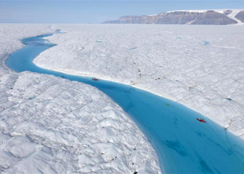 Великолепная Голубая река в Гренландии – фотографии Гренландии
