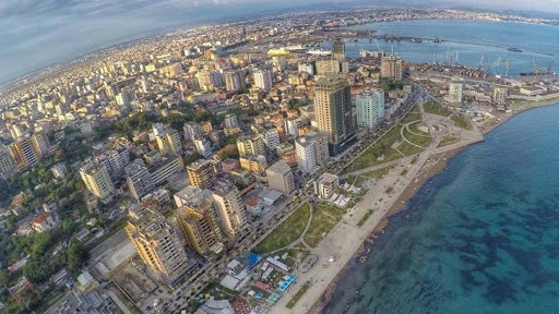 Дуррес с высоты. Албания – фотографии Албании