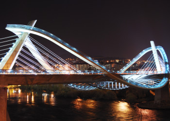 Мост Тысячелетия (Puente Milenio) в Оренсе – фотографии Испании