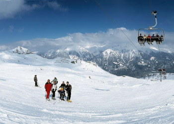 Кресельные подъемники. Бад Гаштайн. Австрия – фотографии Австрии
