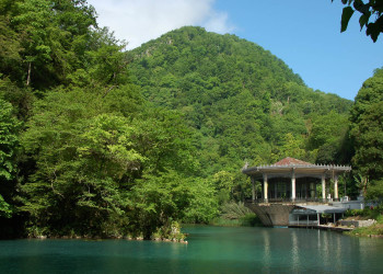 Павильон станции «Псырцха».Новый Афон – фотографии Абхазии