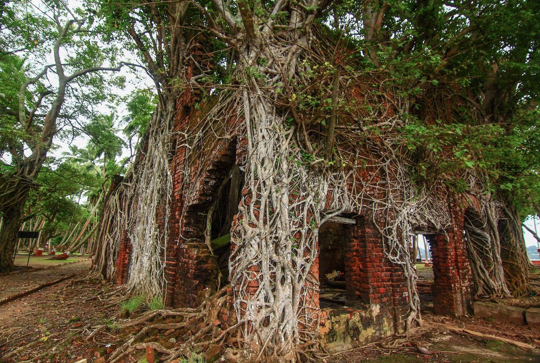 Туристический остров Росс (Ross Island), Индия – фотографии Индии