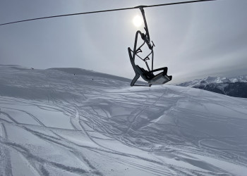 Канатная дорога Крокус на пик Каменный столб на Южном склоне – фотографии России