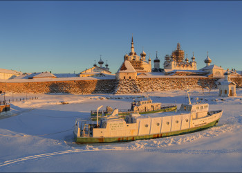 Мужской монастырь в Соловках, Архангельская область, Россия – фотографии России