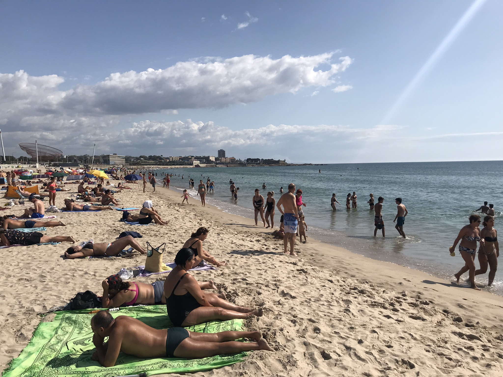 На пляже Matosinhos (Praia de Matosinhos), Порту – фотографии Португалии