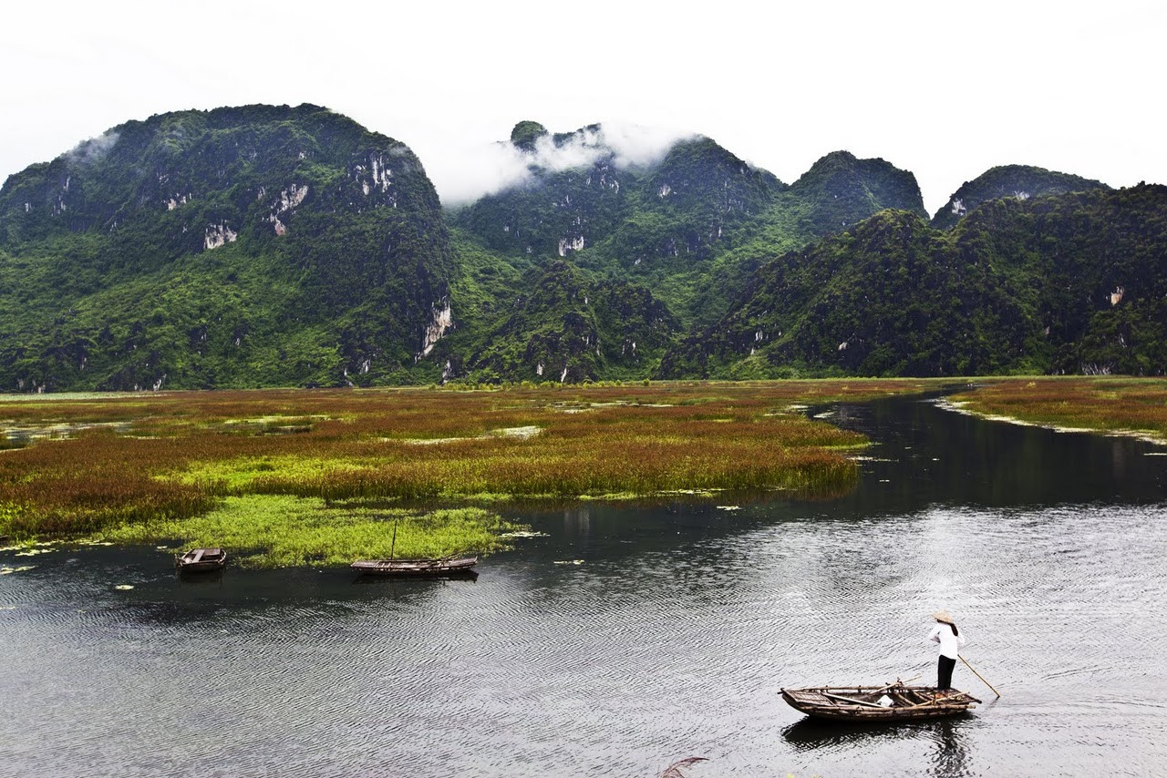 Заповедник Ван-Лонг в провинции Ниньбинь – фотографии Вьетнама