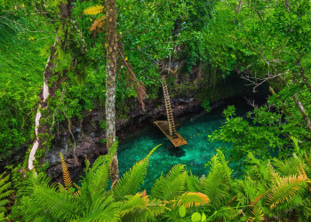 Впадина То-Суа (To Sua Ocean Trench) на острове Уполу в Самоа – фотографии Самоа