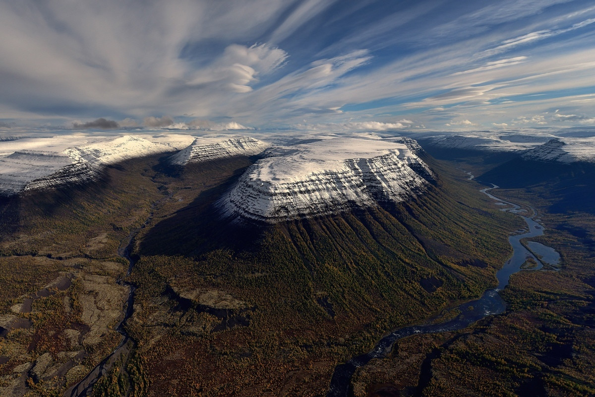 Величественное плато Путорана (The Putorana Plateau), Норильск, Россия – фотографии России