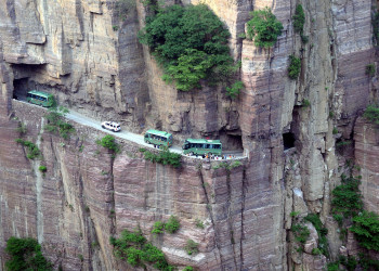 Живописный Туннель Гуолян в Китае – фотографии Китая