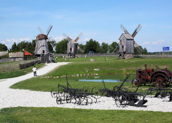 Мельницы острова Сааремаа – фотографии Эстонии