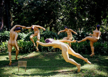 Интересные скульптуры в Ботаническом саду Рио – фотографии Бразилии