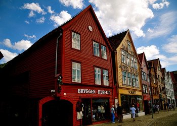 Bergen - Брюгген - старый портовый квартал. Фото 12 – фотографии Норвегии