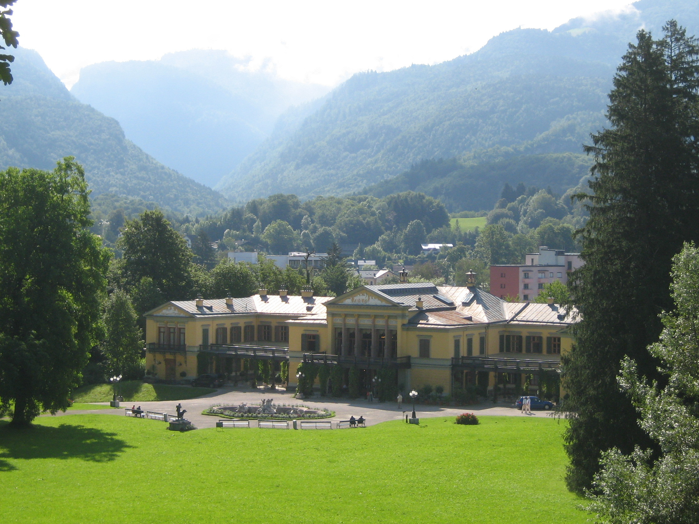 Императорская вила с высоты. Бад Ишль. Австрия – фотографии Австрии