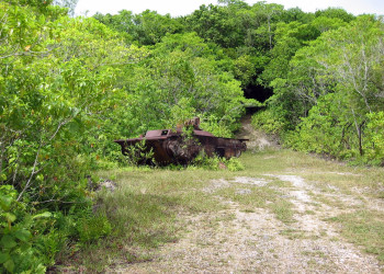 Японские танки на острове Пелелиу – фотографии Палау