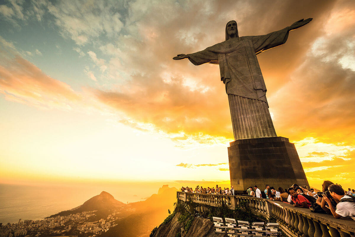 Статуя Христа (Cristo Redentor) в Рио – фотографии Бразилии