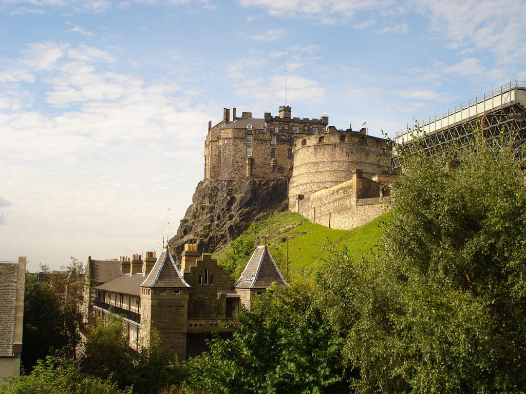 Бастион эдинбургский замок, Шотландия – фотографии Великобритании