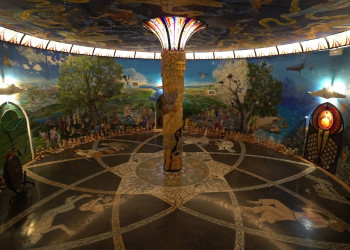 Город Света в подземных храмах Даманхура (Damanhur temples), Турин, Италия – фотографии Италии
