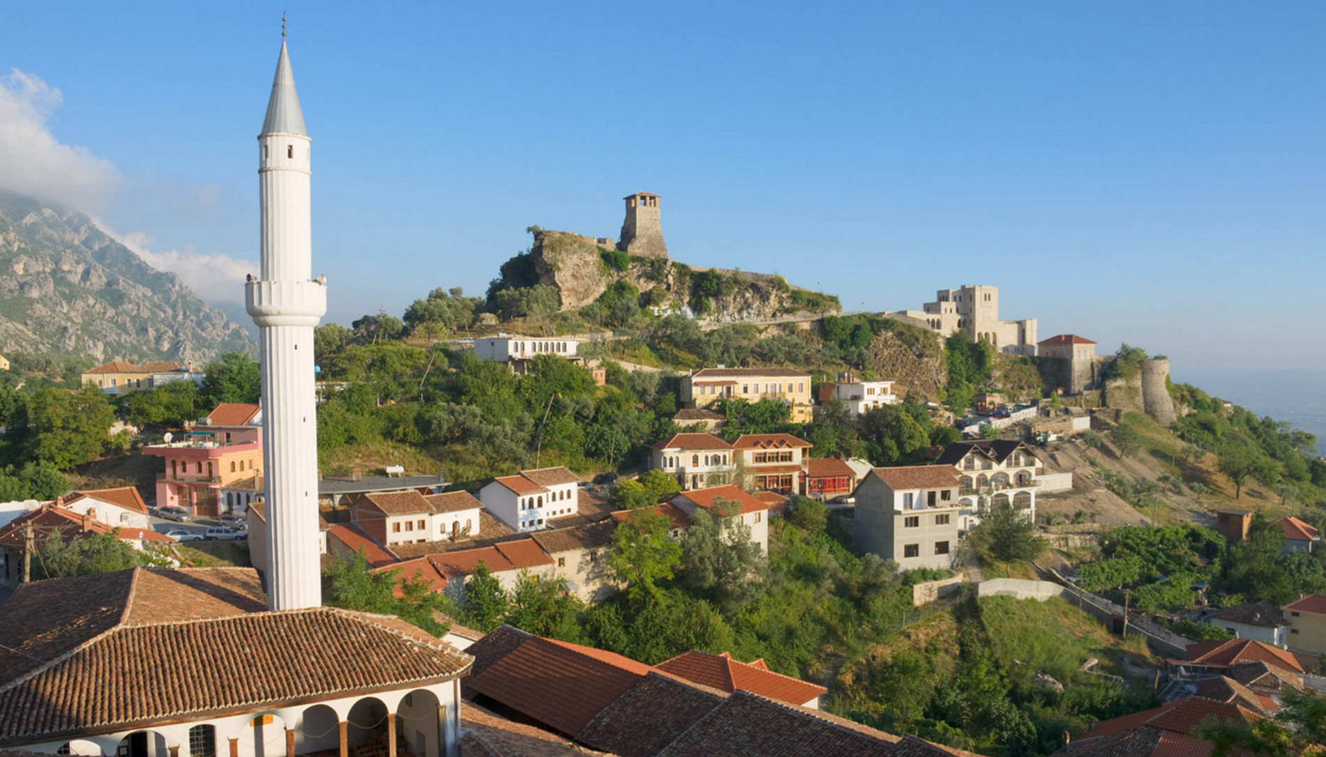 Архитектура города Поградец. Албания – фотографии Албании