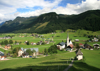 Коммуна Гозау летом. Австрия – фотографии Австрии