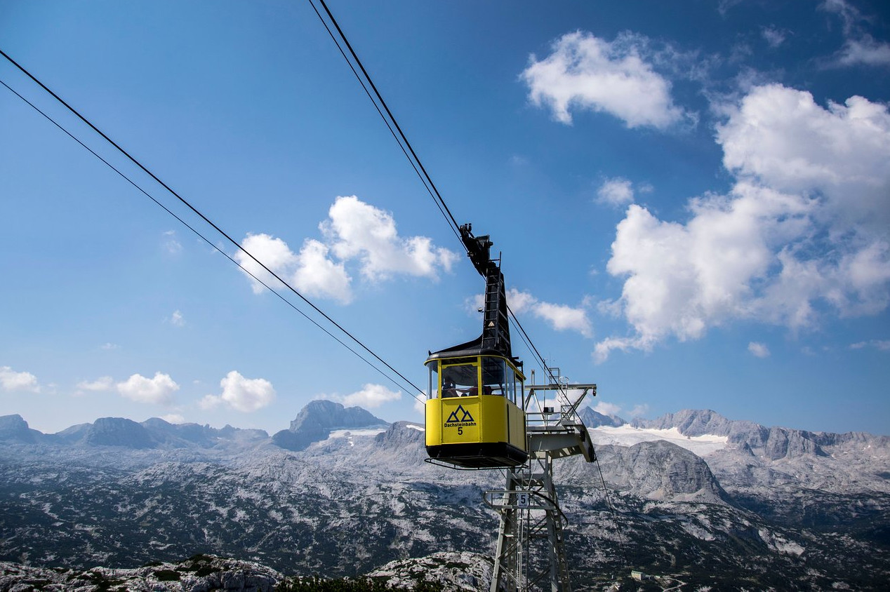 Фуникулер. Обертраун. Австрия – фотографии Австрии