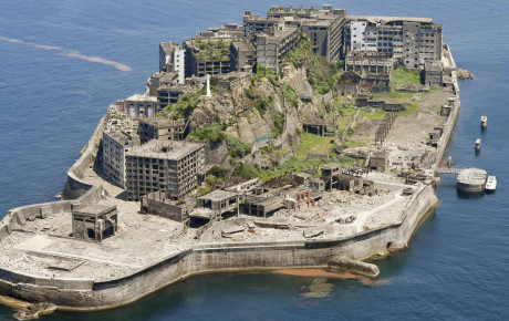 Остров-призрак Хасима в Японии