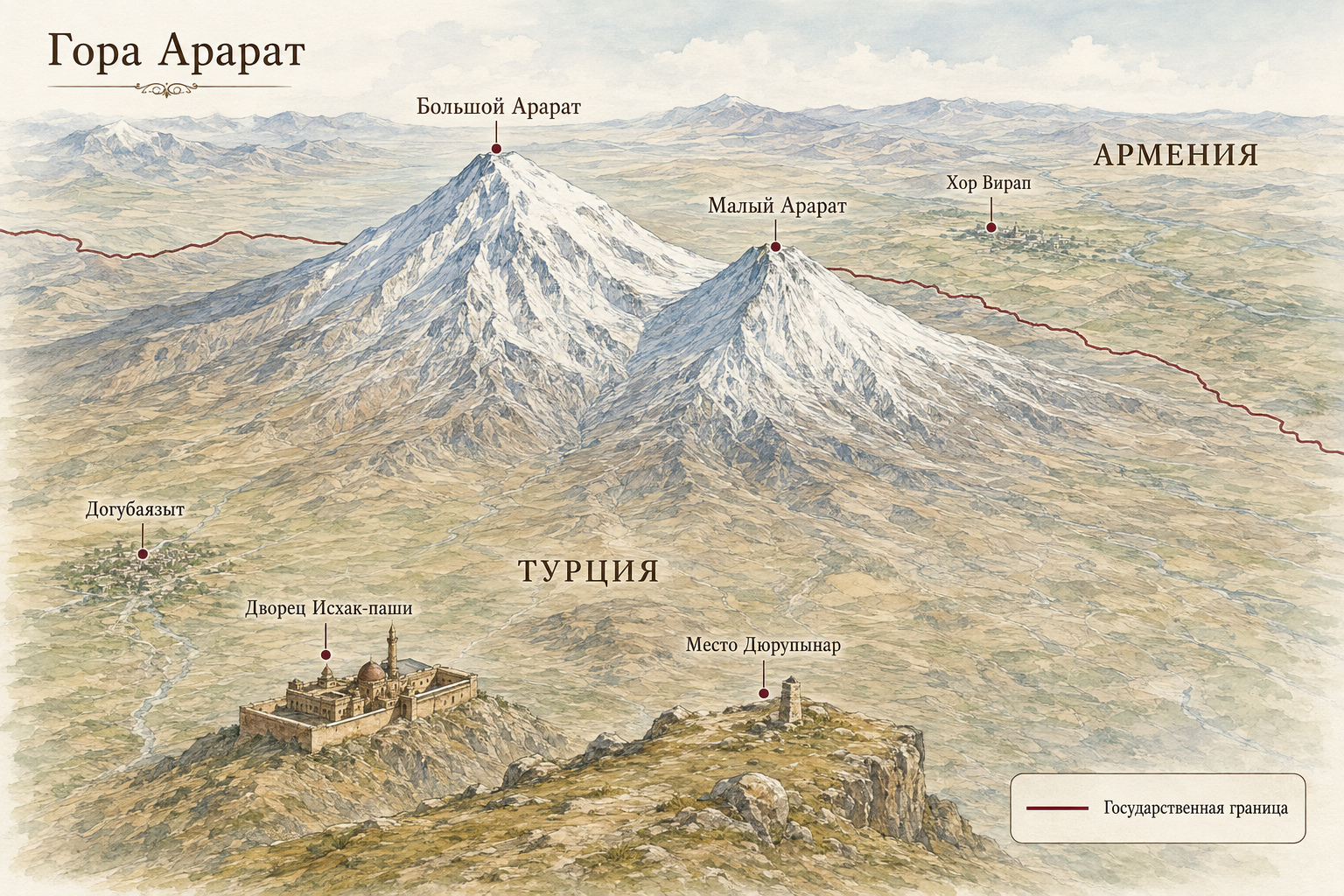 География горы Арарат