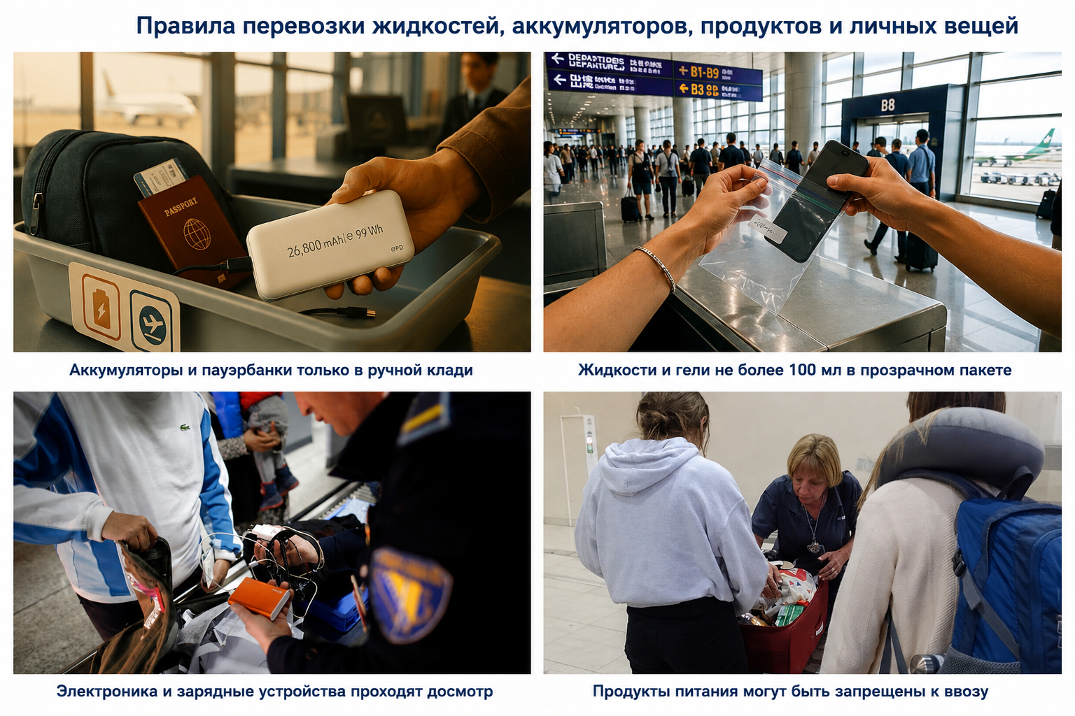 Правила перевозки вещей