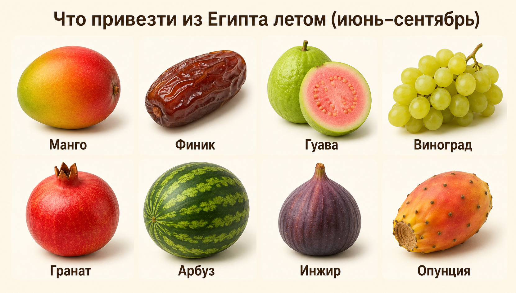 Летние плоды
