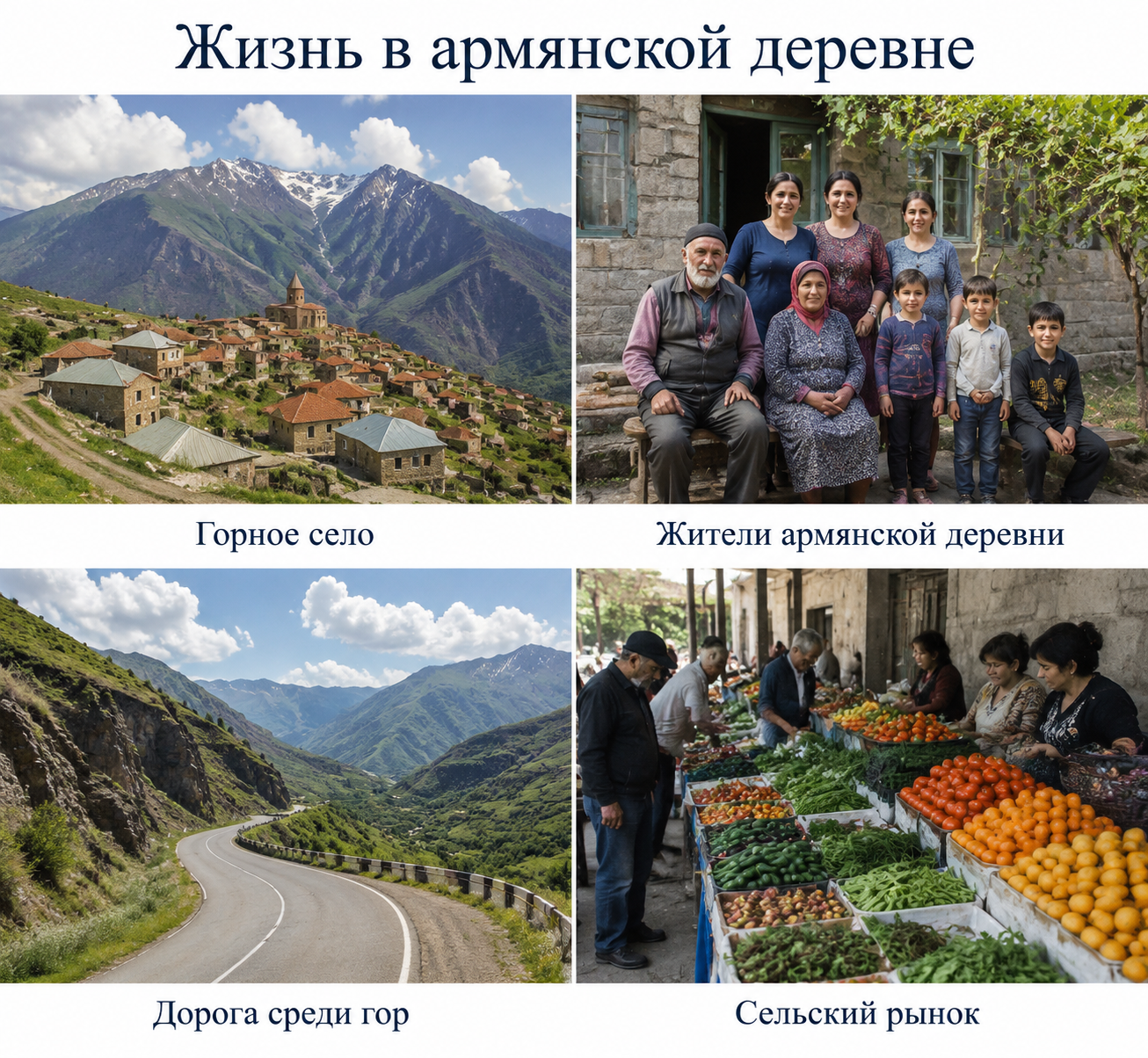 Деревенские пейзажи