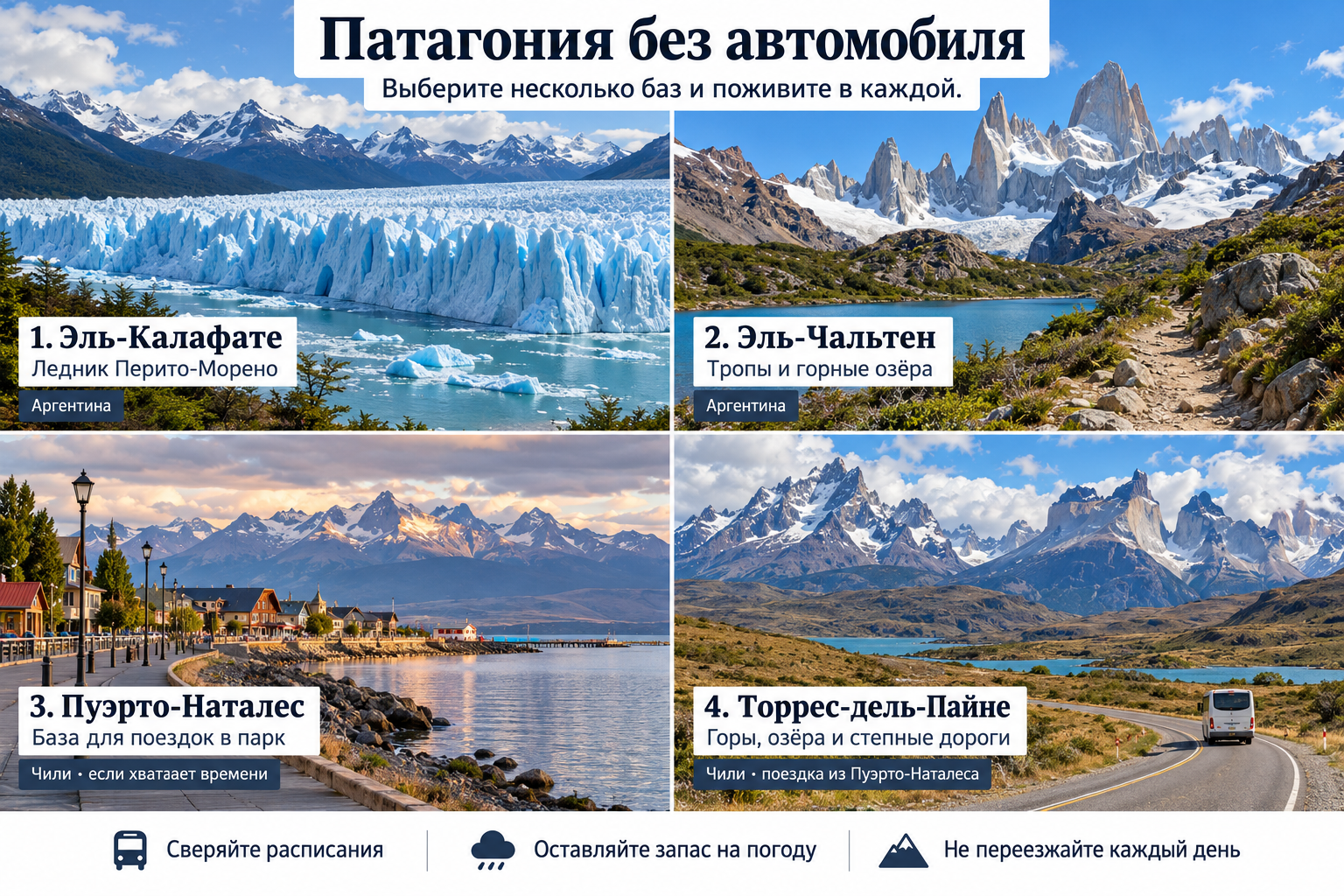 Маршрут Патагонии