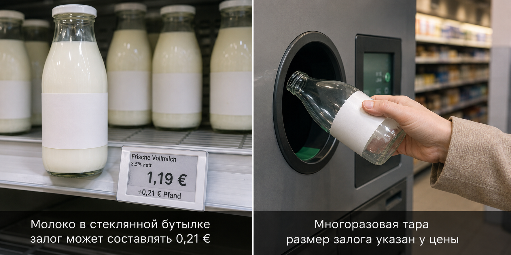 Стеклянная тара — отдельный залог за многоразовую бутылку