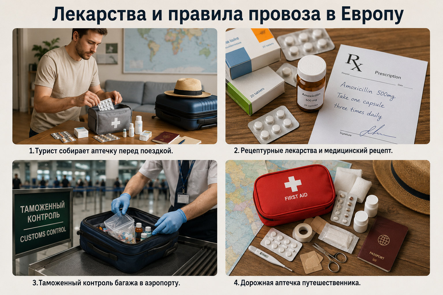 Лекарства и правила провоза в Европу
