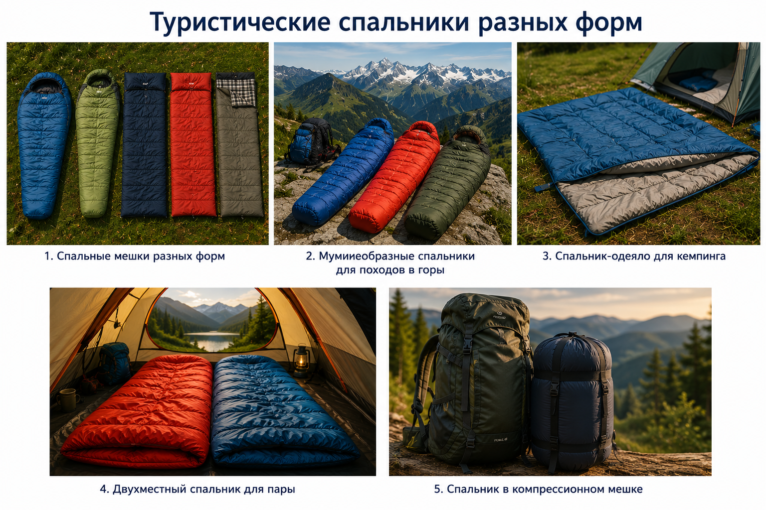 Спальные мешки